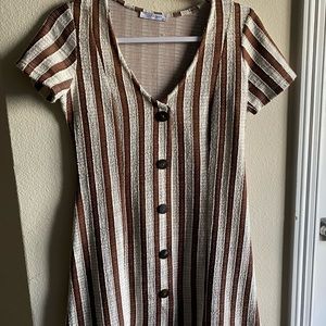 STRIPPED PRETTY DRESS